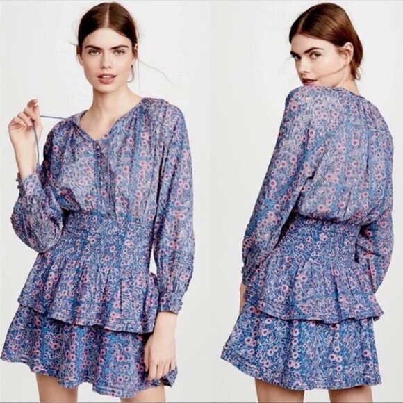 💕CLEOBELLA💕 Bianca Dress ~ Rose Floral Print Medium - Picture 1 of 16